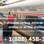 Is it cheaper to buy Amtrak tickets online or at the station?